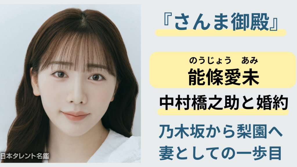 能條愛未と中村橋之助の婚約や梨園のしきたりを解説する記事のアイキャッチ画像