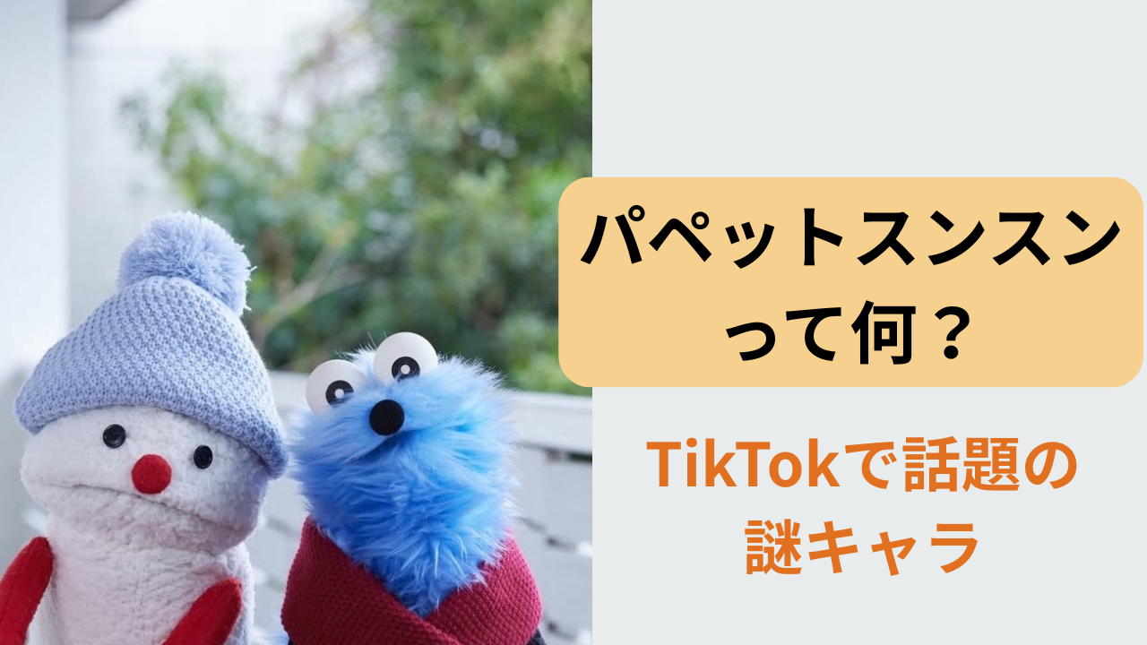 TikTokで話題のキャラクター・パペットスンスン